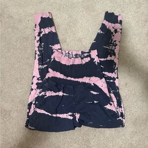 Young Fabulous & Broke Pink and Black Tie-Dye Joggers